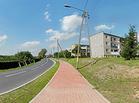 "Budowa kanalizacji deszczowej i chodnika ze zjazdami w km 3+685 - 4+299 przy ul. Starojaworskiej w Jaworze inne ujęcie