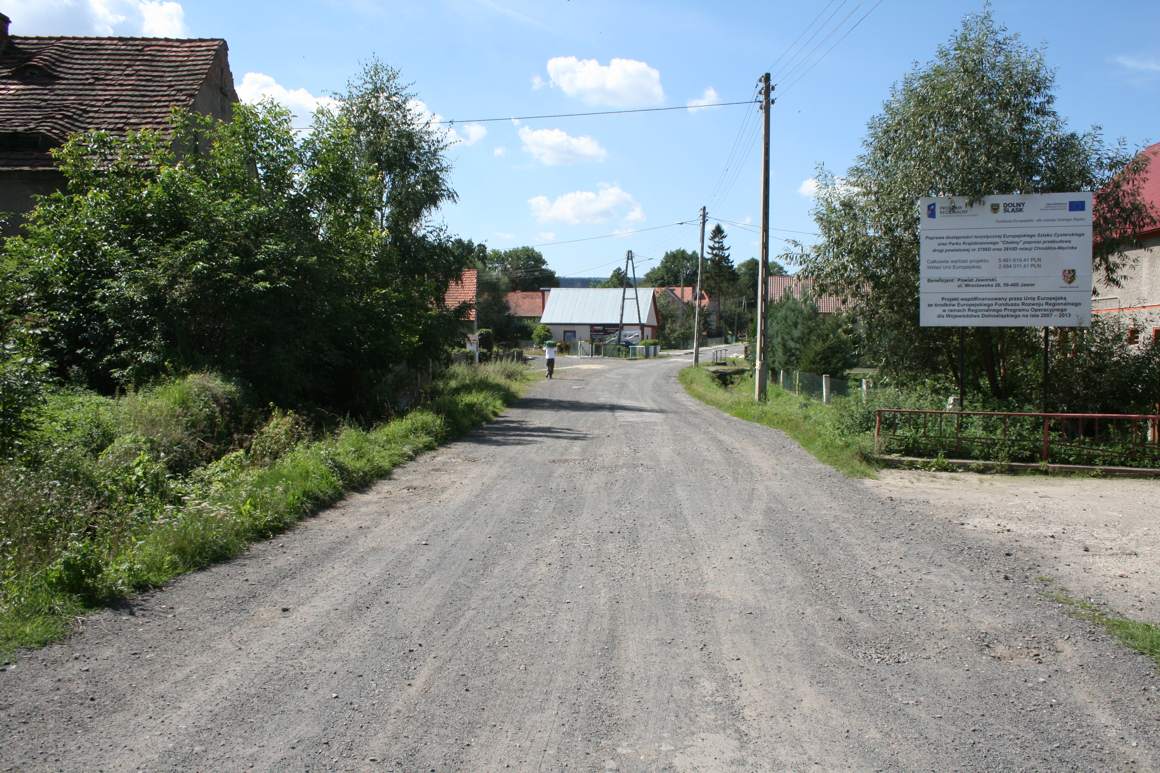 Droga przed przebudową
